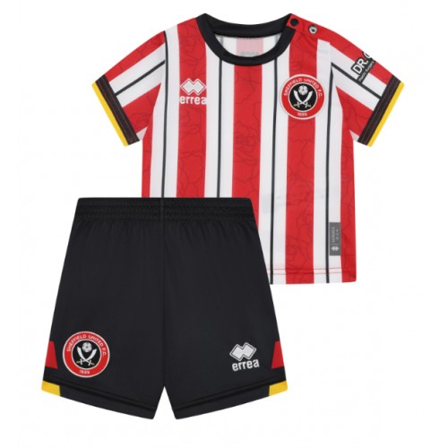 Dětský fotbalový dres Sheffield United 2024-25 Domácí Krátký Rukáv (+ trenýrky)